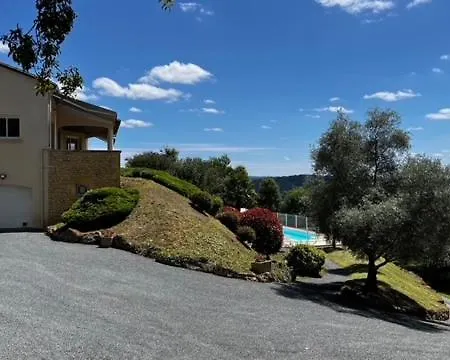 Nyaraló Maison Belle Vue Et Piscine Cazoules